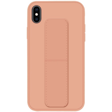 Силіконовий чохол Hand holder для Apple iPhone X / XS (5.8 "), Pink