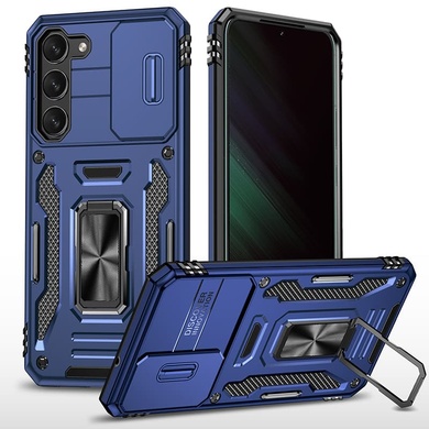 Ударопрочный чехол Camshield Army Ring для Samsung Galaxy S22 Синий / Navy