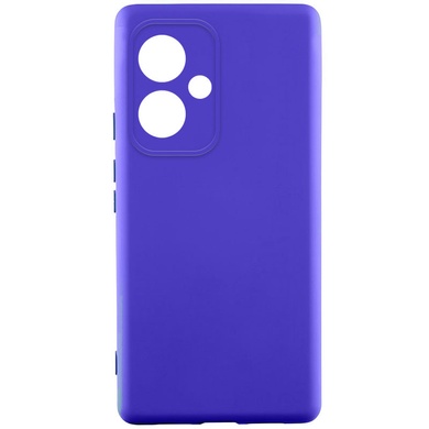 Чохол Silicone Cover Lakshmi Full Camera (AA) для Xiaomi Redmi 13 4G / Poco M6 4G, Синий / Iris