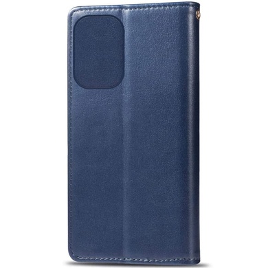 Кожаный чехол книжка GETMAN Gallant (PU) для Xiaomi Redmi Note 12S Синий