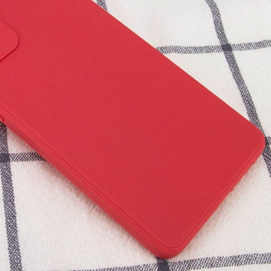 Силиконовый чехол Candy Full Camera для Xiaomi Redmi 12 Красный / Camellia