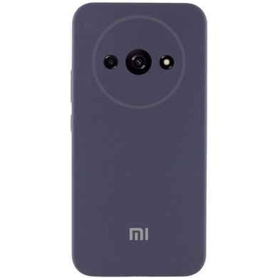 Чохол Silicone Cover Lakshmi Full Camera (AAA) with Logo для Xiaomi Redmi A3, Серый / Dark Gray