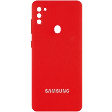 Чохол Silicone Cover Full Camera (AA) для Samsung Galaxy A11 / M11, Червоний / Red
