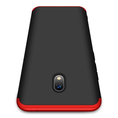 Пластиковая накладка GKK LikGus 360 градусов для Xiaomi Redmi 8A Черный / Красный