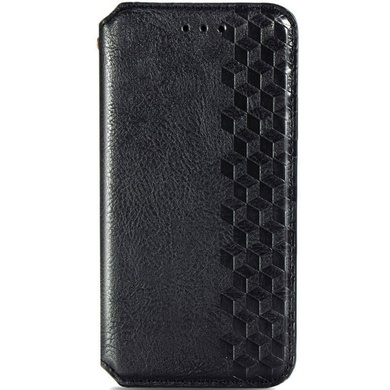 Кожаный чехол книжка GETMAN Cubic (PU) для Samsung Galaxy A71 Черный