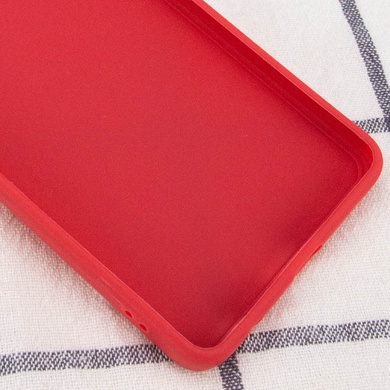 Силиконовый чехол Candy Full Camera для Xiaomi Redmi 13C / Poco C65 Красный / Camellia