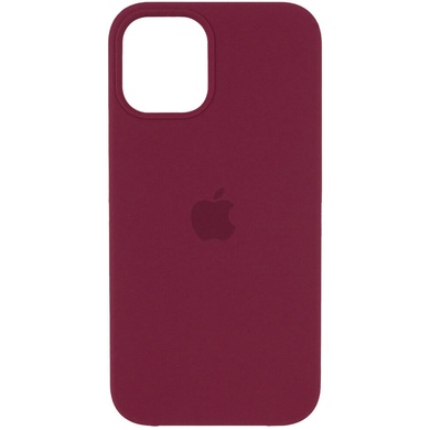 Чехол Silicone Case (AA) для Apple iPhone 13, Бордовый / Plum