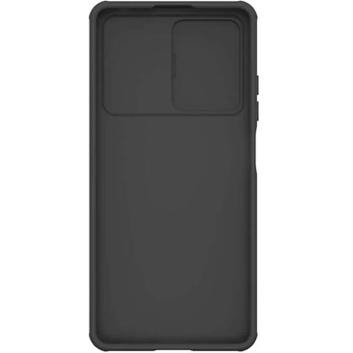 Карбоновая накладка Nillkin Camshield (шторка на камеру) для Xiaomi Poco X5 Pro 5G / Note 12 Pro 5G Черный / Black