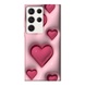 TPU чехол Volume print Samsung Galaxy S23 Ultra, Pink hearts