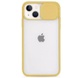 Чехол Camshield mate TPU со шторкой для камеры для Apple iPhone 13 (6.1") Желтый
