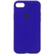 Чехол Silicone Case Full Protective (AA) для Apple iPhone 6/6s (4.7") Синий / Shiny blue