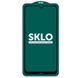 Захисне скло SKLO 5D (full glue) для Xiaomi Redmi Note 8 / Note 8 2021, Чорний