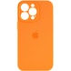 Чохол Silicone Case Full Camera Protective (AA) для Apple iPhone 14 Pro (6.1"), Оранжевый / Kumquat