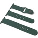 Силиконовый ремешок для Apple Watch Sport Band 42 / 44 / 45 (S/M & M/L) 3pcs Зеленый / Pine green