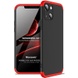 Пластикова накладка GKK LikGus 360 градусів (opp) для Apple iPhone 13 (6.1"), Черный / Красный