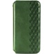 Шкіряний чохол книжка GETMAN Cubic (PU) для Samsung Galaxy A10s, Зелений