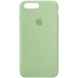 Чехол Silicone Case Full Protective (AA) для Apple iPhone 7 plus / 8 plus (5.5") Зеленый / Pistachio