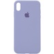 Чехол Silicone Case Full Protective (AA) для Apple iPhone X (5.8") / XS (5.8") Серый / Lavender Gray