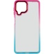 Чехол TPU+PC Fresh sip series для Samsung Galaxy M53 5G Бирюзовый / Розовый
