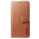 Кожаный чехол книжка GETMAN Gallant (PU) для Xiaomi Redmi Note 8T Коричневый