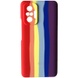 Чохол Silicone Cover Full Rainbow для Xiaomi Redmi Note 10 Pro / 10 Pro Max, Блакитний/Синій