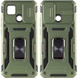 Удароміцний чохол Camshield Army Ring для Xiaomi Redmi 9C / 10A, Оливковый / Army Green