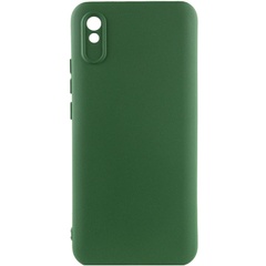 Чехол Silicone Cover Lakshmi Full Camera (AAA) для Xiaomi Redmi 9A Зеленый / Cyprus Green