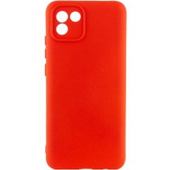 Чехол Silicone Cover Lakshmi Full Camera (A) для Samsung Galaxy A03 Красный / Red