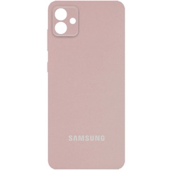 Чехол Silicone Cover Full Camera (AA) для Samsung Galaxy A04 Розовый / Pink Sand