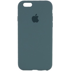 Чехол Silicone Case Full Protective (AA) для Apple iPhone 6/6s (4.7") Зеленый / Pine green