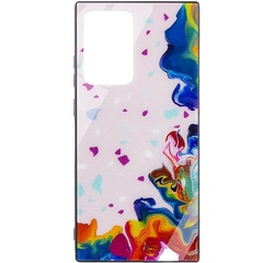 TPU+Glass чехол Diversity для Samsung Galaxy Note 20 Ultra Stains multicolored