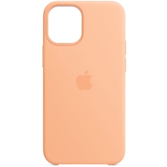 Чохол Silicone Case (AA) для Apple iPhone 12 Pro Max (6.7"), Помаранчевий / Cantaloupe