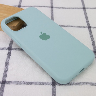 Чехол Silicone Case Full Protective (AA) для Apple iPhone 12 Pro / 12 (6.1") Бирюзовый / Turquoise