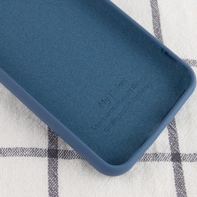 Чехол Silicone Cover My Color Full Protective (A) для Xiaomi Mi 10T / Mi 10T Pro Синий / Navy blue