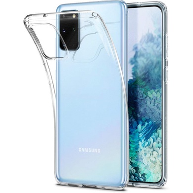 TPU чехол GETMAN Transparent 1,0 mm для Samsung Galaxy S20+ Бесцветный (прозрачный)