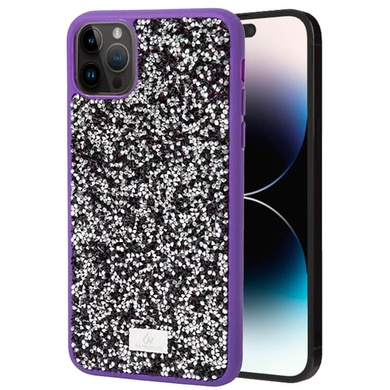 TPU чохол Bling World Rock Diamond для Apple iPhone 14 Pro (6.1"), Фіолетовий