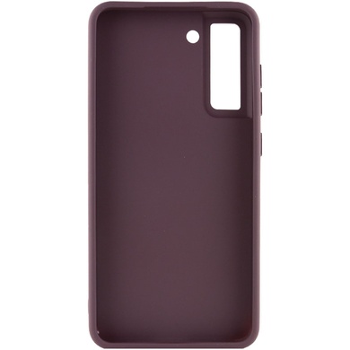 TPU чехол Bonbon Metal Style для Samsung Galaxy S24 Бордовый / Plum