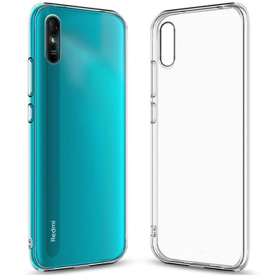 TPU чохол Epic Transparent 2,00 mm для Xiaomi Redmi 9A, Безбарвний (прозорий)