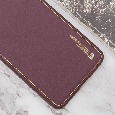 Кожаный чехол Xshield для Samsung Galaxy A25 5G Бордовый / Plum Red