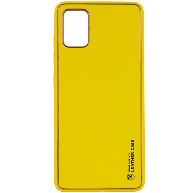 Шкіряний чохол Xshield для Samsung Galaxy S24, Жовтий / Yellow