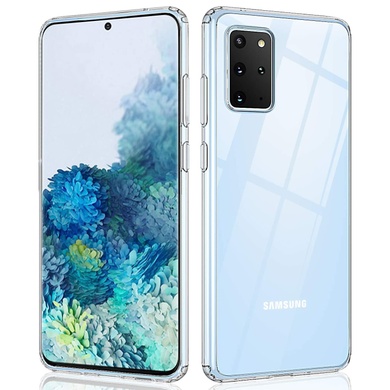 TPU чохол GETMAN Transparent 1,0 mm для Samsung Galaxy S20+, Безбарвний (прозорий)