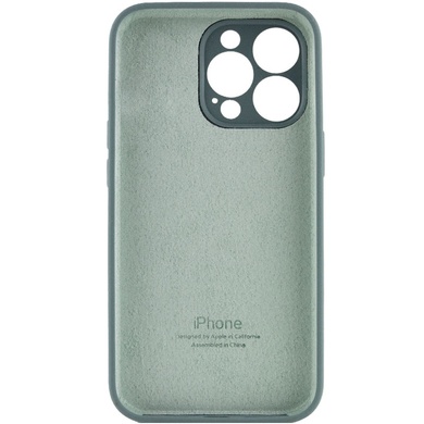 Чехол Silicone Case Full Camera Protective (AA) для Apple iPhone 14 Pro Max (6.7") Зеленый / Pine green
