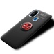 TPU чехол Deen ColorRing под магнитный держатель (opp) для Samsung Galaxy M30s / M21 Черный / Красный