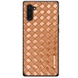 Кожаная накладка VORSON Braided leather series для Samsung Galaxy Note 10 Коричневый