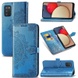 Кожаный чехол (книжка) Art Case с визитницей для Samsung Galaxy A02s Синий