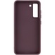 TPU чохол Bonbon Metal Style для Samsung Galaxy S24, Бордовый / Plum