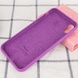 Чехол Silicone Case Full Protective (AA) для Apple iPhone XR (6.1") Фиолетовый / Grape