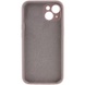 Чехол Silicone Case Full Camera Protective (AA) NO LOGO для Apple iPhone 13 (6.1") Серый / Lavender