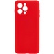 Силіконовий чохол Candy Full Camera для Apple iPhone 12 Pro (6.1"), Червоний / Red