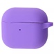 Силіконовий футляр New з карабіном для навушників AirPods 3, Фіолетовий / Violet